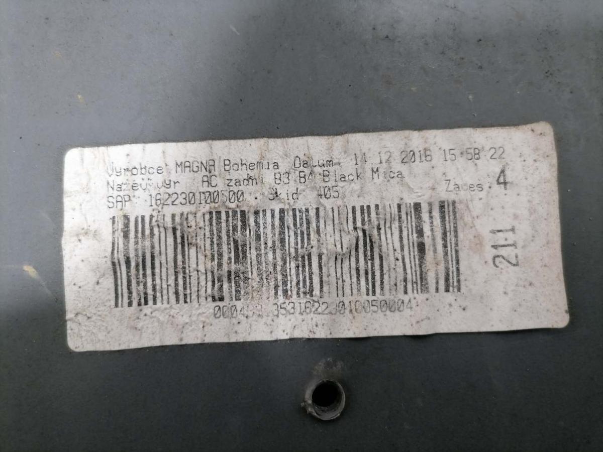 Citroen C1 original Sto&szlig;stange Stossf&auml;nger hinten Schwarzmetallic Bj.2017